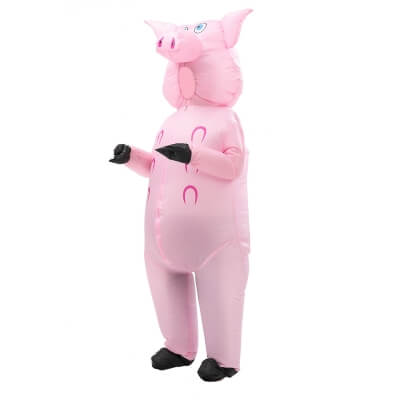 Надувной карнавальный костюм Свинка-3
