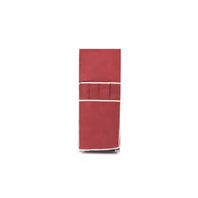 Тканевый шкаф для обуви на 4 полки 60х30х72 см темно-красный-3